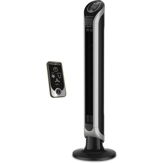320799 - ROWENTA VU6670 EOLE INFINITE, ventilator kullë, 3 shpejtësi, kohëmatës deri në 8 orë, telekomandë, fikje automatike, ngjyrë pianoje e zezë