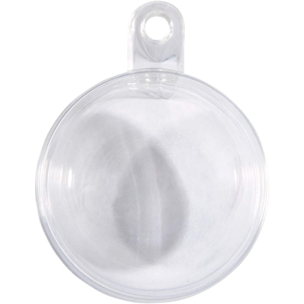 220190 - RAYHER 39469800 Plastik-Kugel 2tlg., 12cm Ø, Set me 4 copë, Kristal, Plastik, 1.2 x 1.2 x 2.1 cm