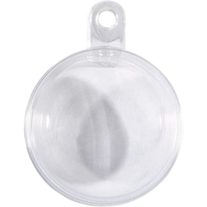 220190 - RAYHER 39469800 Plastik-Kugel 2tlg., 12cm Ø, Set me 4 copë, Kristal, Plastik, 1.2 x 1.2 x 2.1 cm