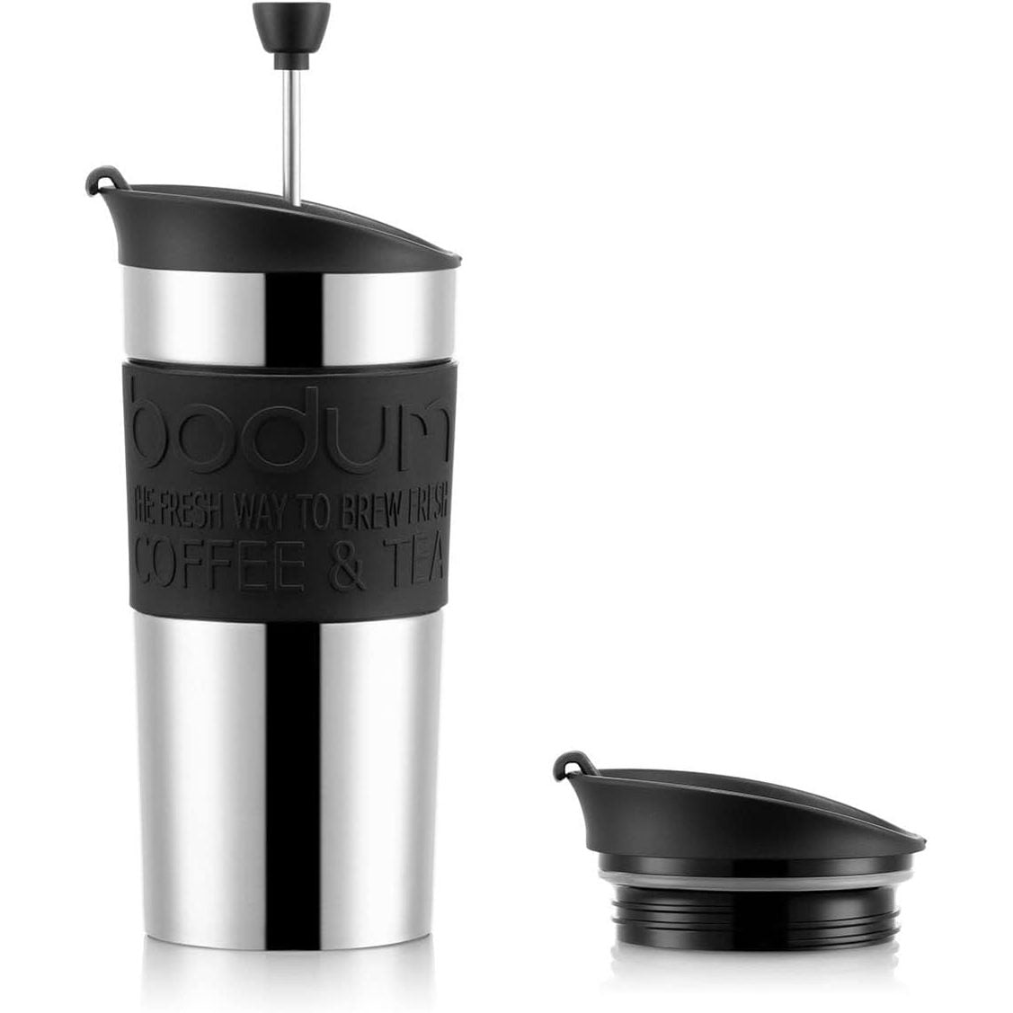 213893 - BODUM Set për makina kafeje French Press për udhëtim, çelik inox, 350 ml/12 oz, e zezë
