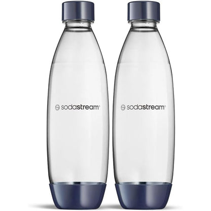 251633 - SodaStream Shishe të shkrira me 2 copë, Të sigurta për lavastovilje, Për pajisje uji me gaz DUO, TERRA, ET-TERRA, ART dhe GAIA, Blu e errët