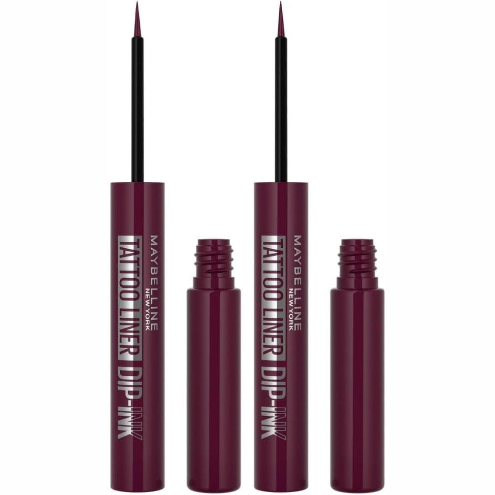 302463 - MAYBELLINE NEW YORK Vijëzues i lëngshëm për sytë, 3.5ml, Ngjyrë Burgundy Boost, pa gunga, Aplikues preciz, Formulë e papërshkueshme nga uji