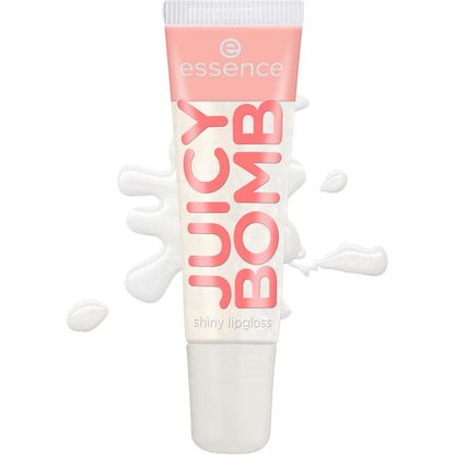 298889 - essence Shkëlqyes buzësh JUICY BOMB Nr. 101, Transparent, 10 ml, vegan, pa alkool, pa parabene, pa mikroplastikë (2 copë)
