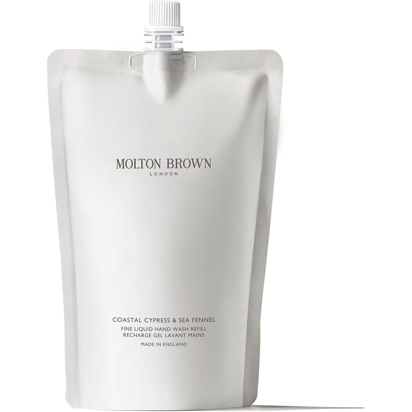 275277 - MOLTON BROWN Sapun i lëngshëm për duar Coastal Cypress & Sea Fennel, Pako Mbushëse 400 ml