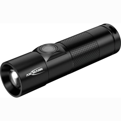 217825 - ANSMANN FUTURE T350FR FENER I RIKARIKUESHËM, 1 COPË, FENER I VOGËL ME FOKUS 300 LUMEN, RREZE DERI NË 110 M, FENER USB ME 4 MODALITETE NDRIÇIMI