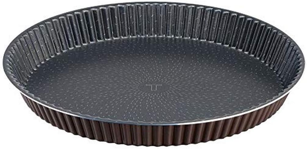 263297 - TEFAL PerfectBake Moule à tarte, 30 cm, me shtresë anti-ngjitëse, alumini 100% i ricikluar, prodhuar në Francë, çokollatë, J5542102