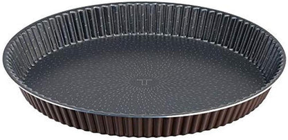 263297 - TEFAL PerfectBake Moule à tarte, 30 cm, me shtresë anti-ngjitëse, alumini 100% i ricikluar, prodhuar në Francë, çokollatë, J5542102