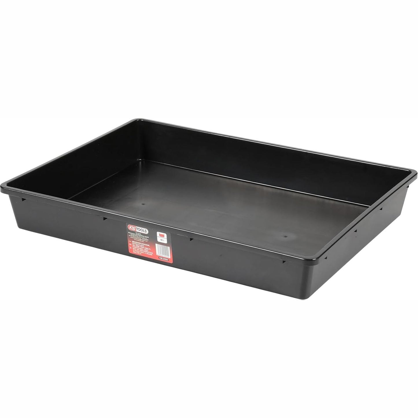 228172 - KS TOOLS 150.9594 Vaskë shumëfunksionale, 18 litra, ekstra e sheshtë