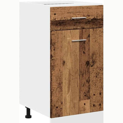 244355 - vidaXL Dollap i Poshtëm me Sirtar Lyon 40x46x81.5 cm – Ngjyrë Dru i Vjetër
