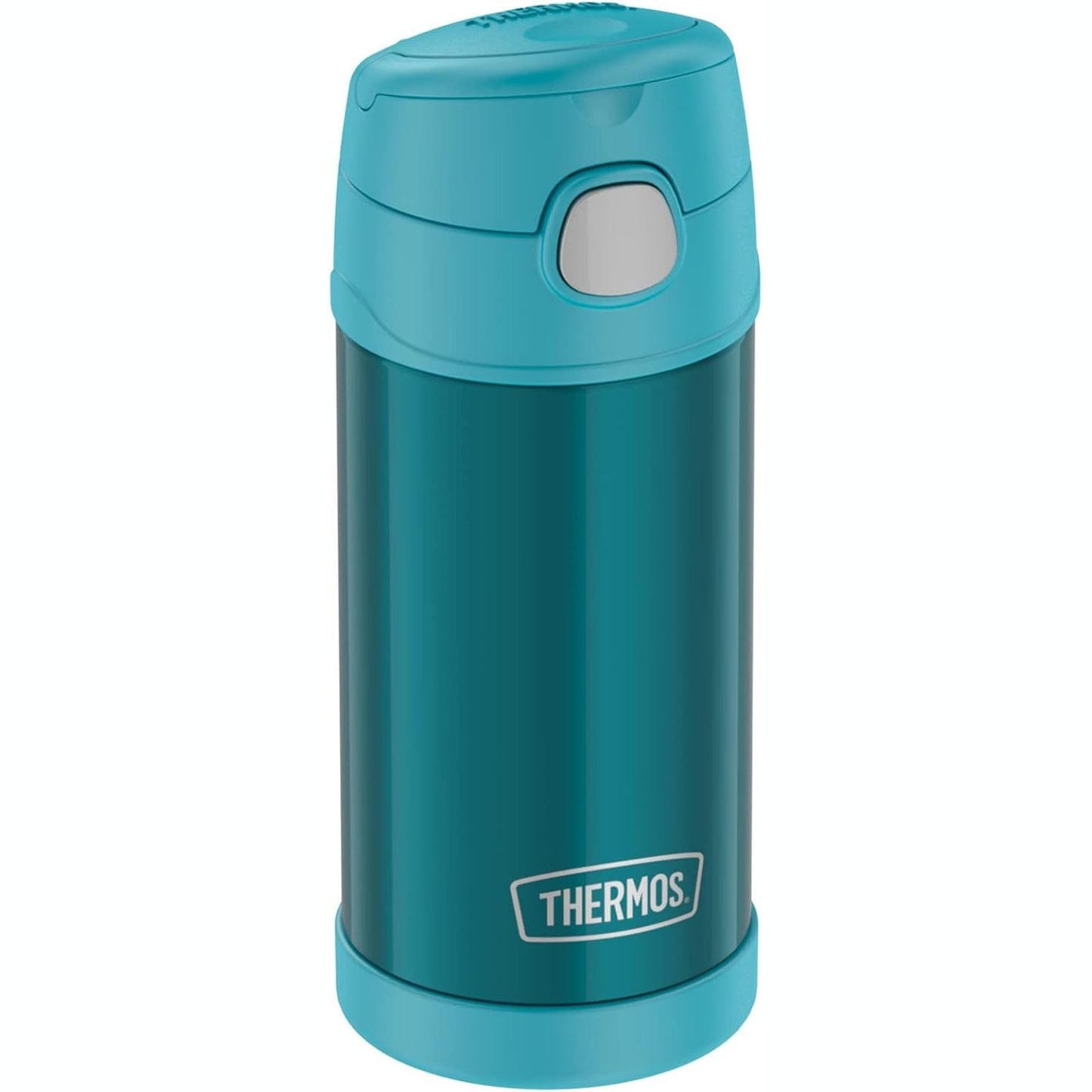 223601 - TERMOS FUNTAINER Shishe me kashtë 0.35 l, ngjyrë blu oqeani, termos prej çeliku inox, mban të ftohtë për 12 orë, plotësisht hermetik