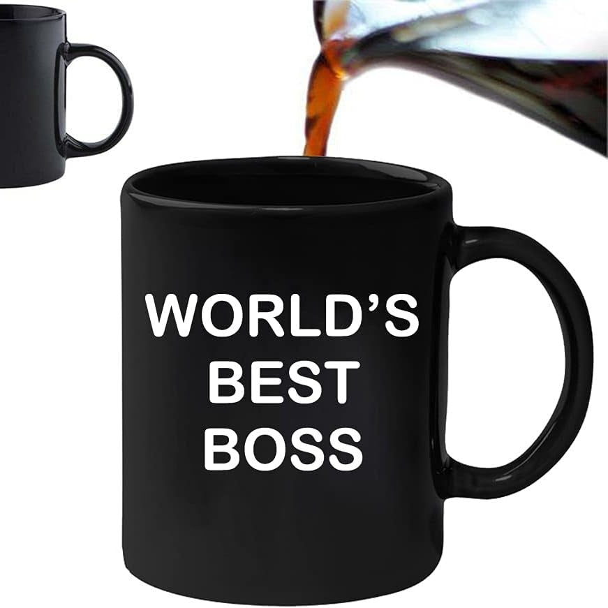 188002 - GOTË DUNDER MIFFLIN - Enë Ndërrimi i Ngjyrës në Nxehtësi, e Përshtatshme për Lavastovilje dhe Mikrovalë, për Shefat, Dhuratë e Krishtlindjeve