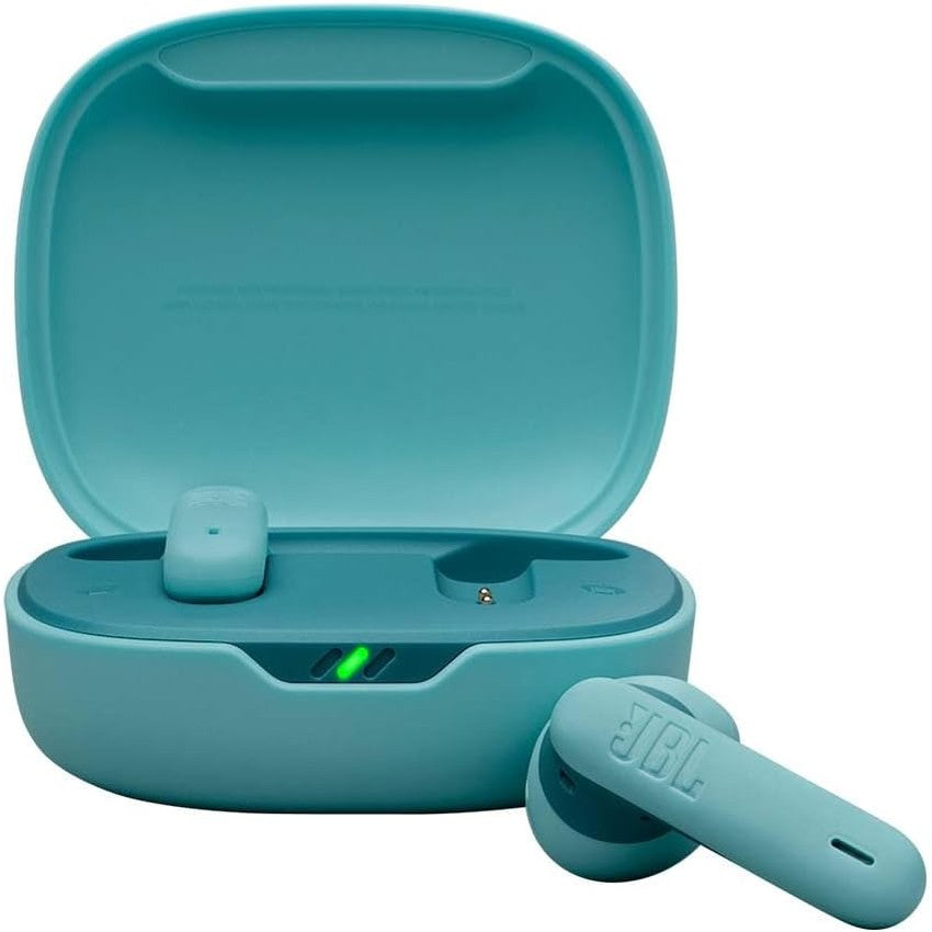 272884 - JBL Wave Flex 2, Kufje pa tel Bluetooth, 40 orë jetëgjatësi baterie, JBL Pure Bass, Teknologji Smart Ambient, IP54, blu
