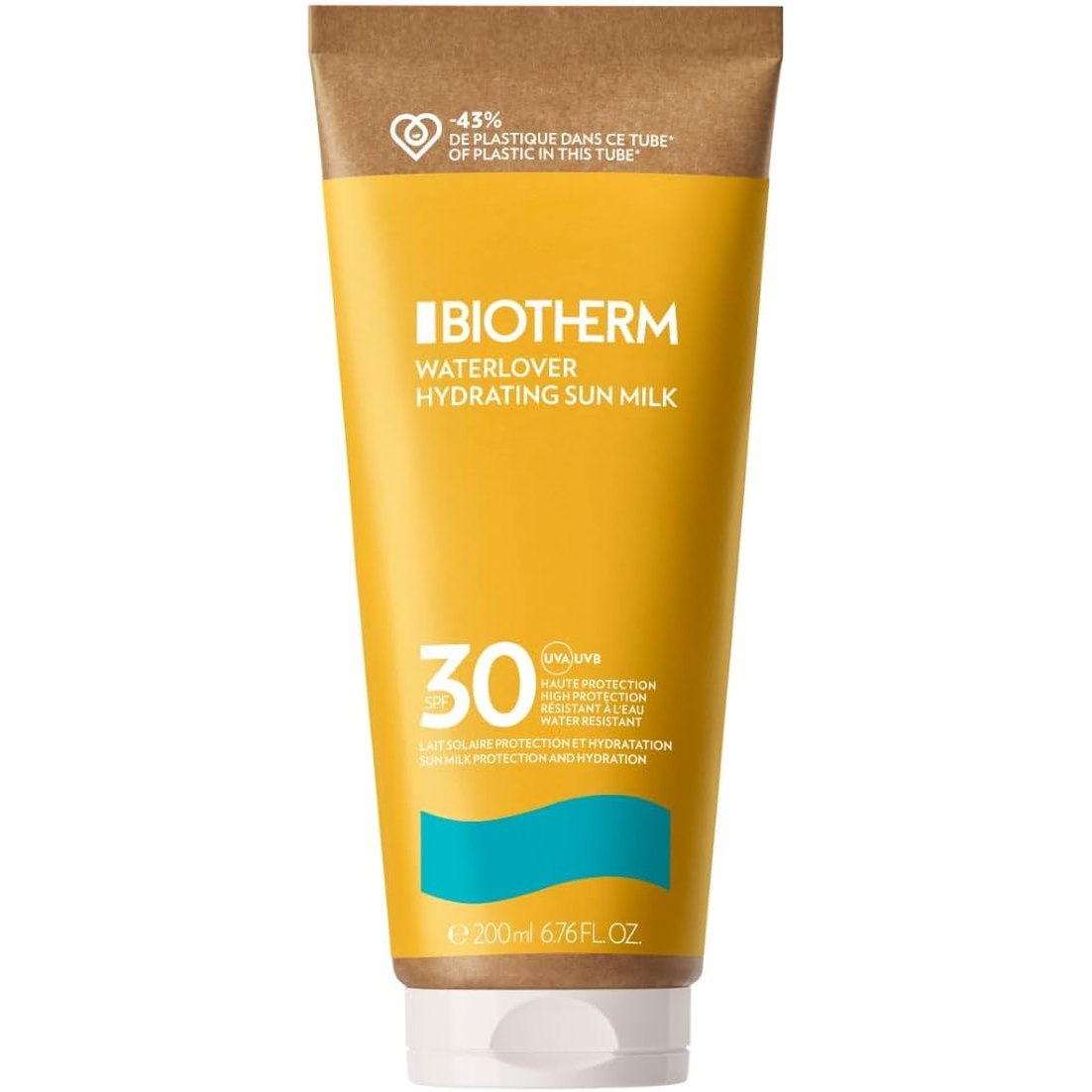 300719 - Biotherm - Waterlover Hydrating Sun Milk SPF 30, krem mbrojtës nga dielli, 200ml, rezistent ndaj ujit