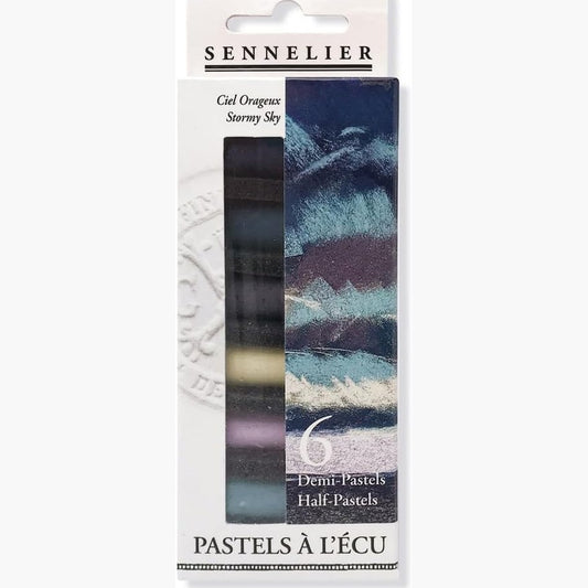 320477 - Sennelier Asortiment me 6 gjysmë-pastel ekstra të holla me ngjyra analoge
