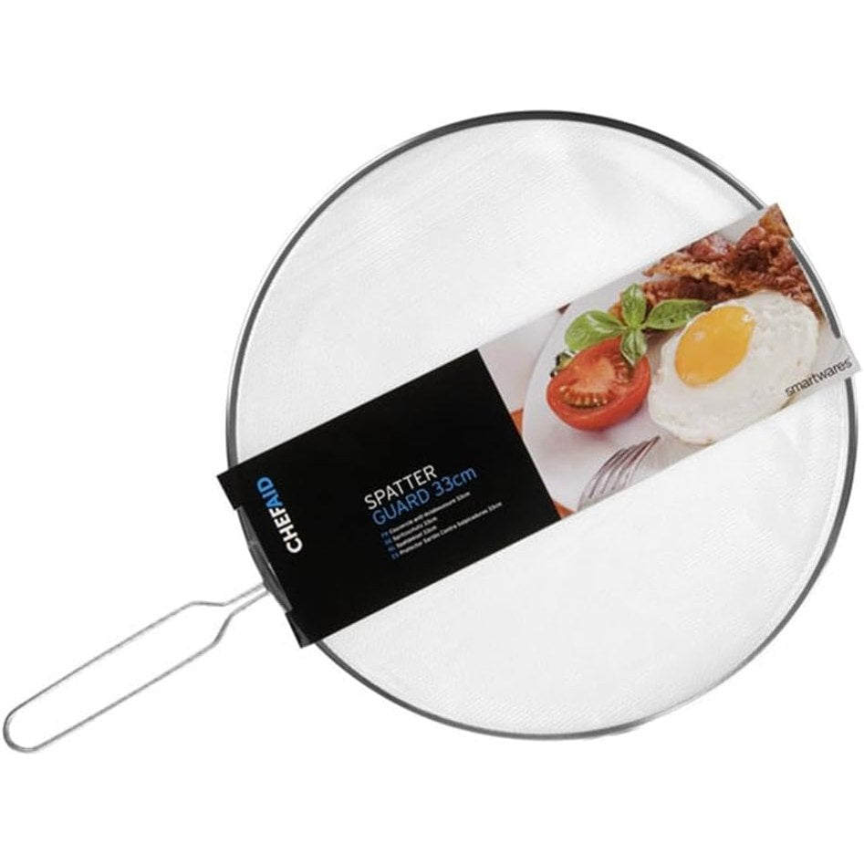 216555 - CHEF AID Mbrojtëse e madhe kundër spërkatjeve për tiganë, 33cm, çelik inox