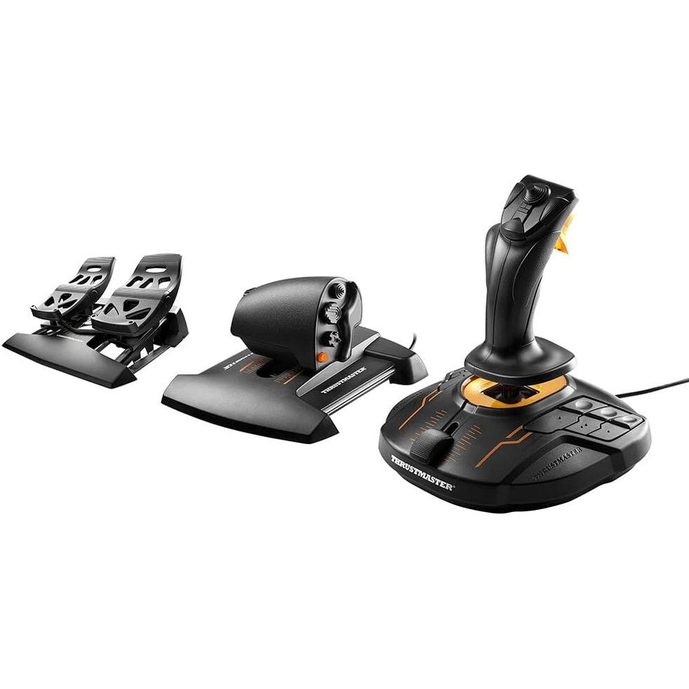 126087 - THRUSTMASTER - Paketa e Fluturimit T16000M FCS, Pedale për Levë Komandimi, Gaz dhe Timon për PC