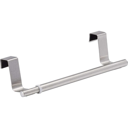 198015 - WENKO Mbajtëse Peshqirësh Prej Çeliku Inox, Teleskopike për Varje në Dollapë dhe Sirtarë, E Zgjatshme, Madhësia 36-60 x 6 x 7 cm, e Mat