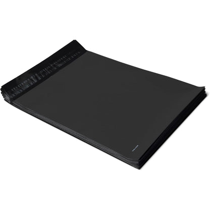 274187 - AMAZON BASICS Zarfa polietileni me 100 copë, qese transporti vetëngjitëse, 25.4 x 33 cm, të zeza