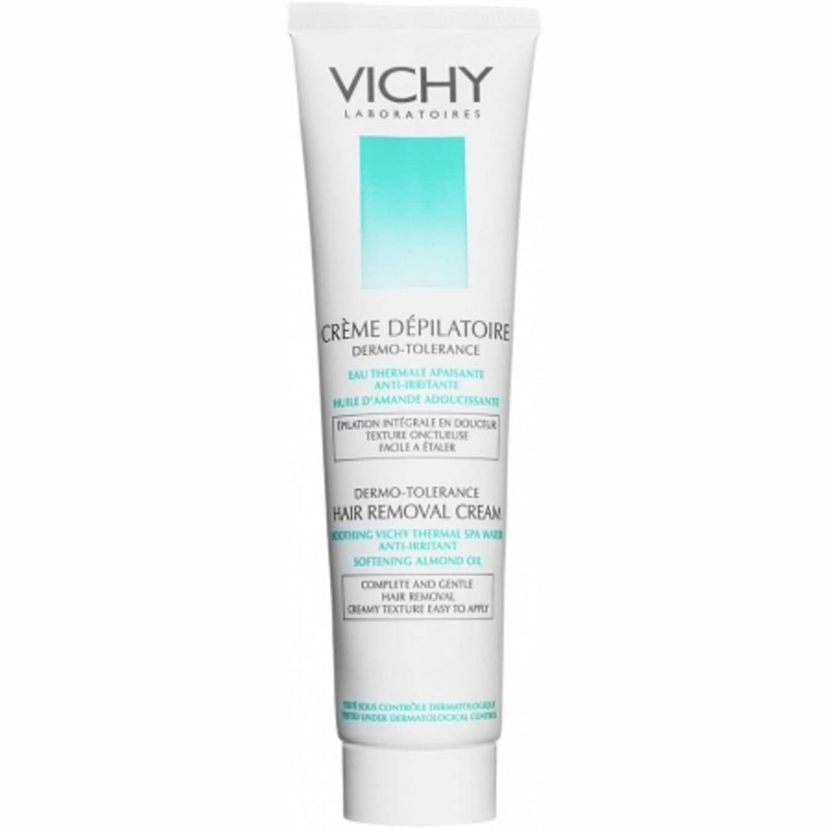 317409 - VICHY Krem Depilimi Dermo-Tolerancë, 150 ml, i pasuruar me ujë termal Vichy, për lëkurë të ndjeshme