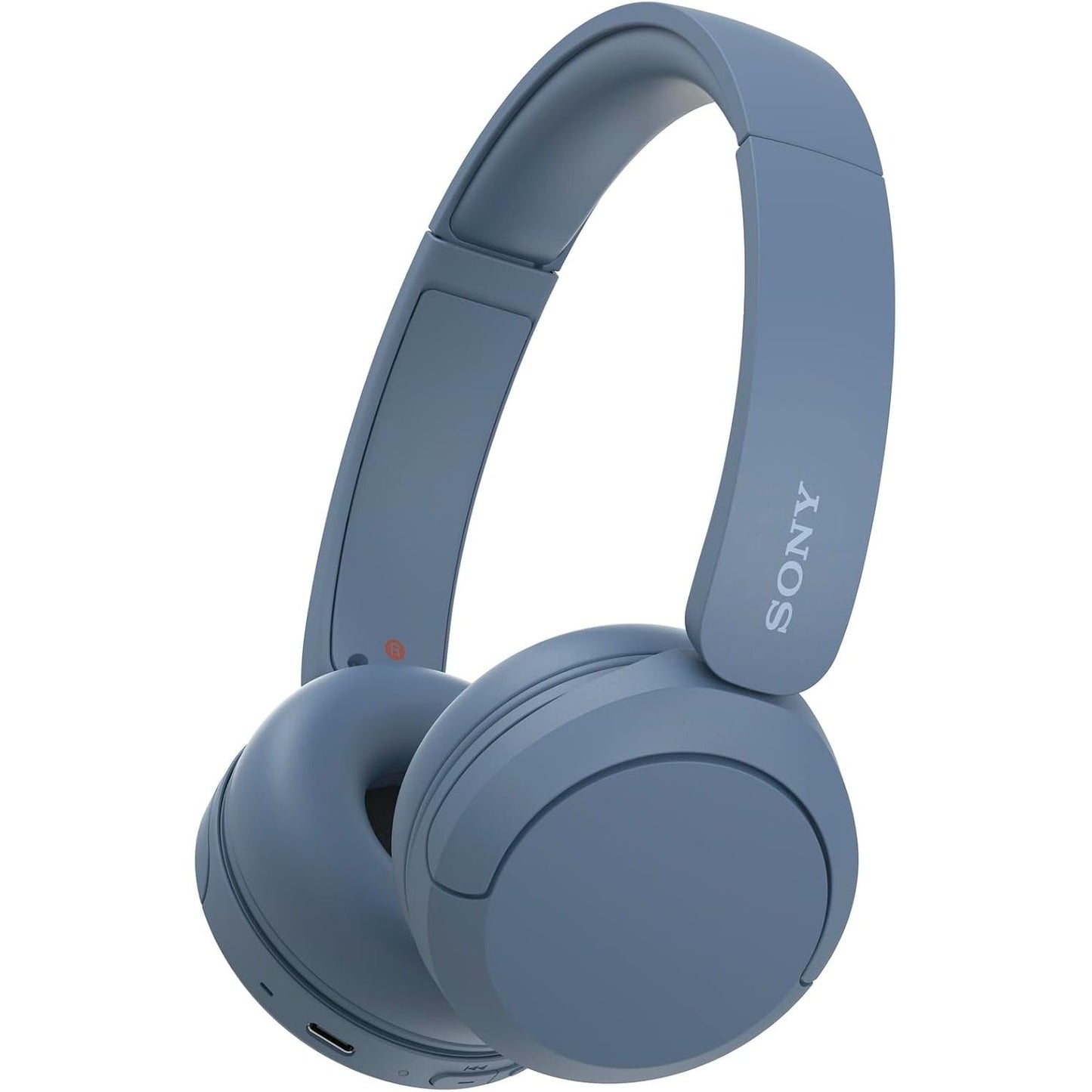 276404 - SONY WH-CH520 - Kufje pa tel Bluetooth për vesh, dizajn i lehtë, jetëgjatësi baterie deri në 50 orë, karikim i shpejtë, ekualizues, cilësi e qartë thirrjesh, iOS dhe Android - Blu