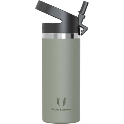 215640 - SUPER SPARROW Shishe uji për fëmijë 500ml - Termos me hapje të gjerë SwivelSip, pa BPA