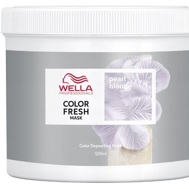 289757 - WELLA PROFESSIONALS Color Fresh Mask Pearl Blonde - Maskë me pigment hidratues për flokë bjonde të çelët - Ngjyrë e përkohshme për flokë - 500 ml