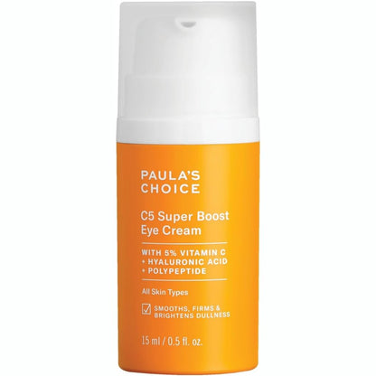 275150 - PAULA'S CHOICE Kremi për sytë C5 SUPER BOOST, trajtim me vitaminë C, 15 ml, kundër njollave dhe lëkurës me pamje të zbehtë