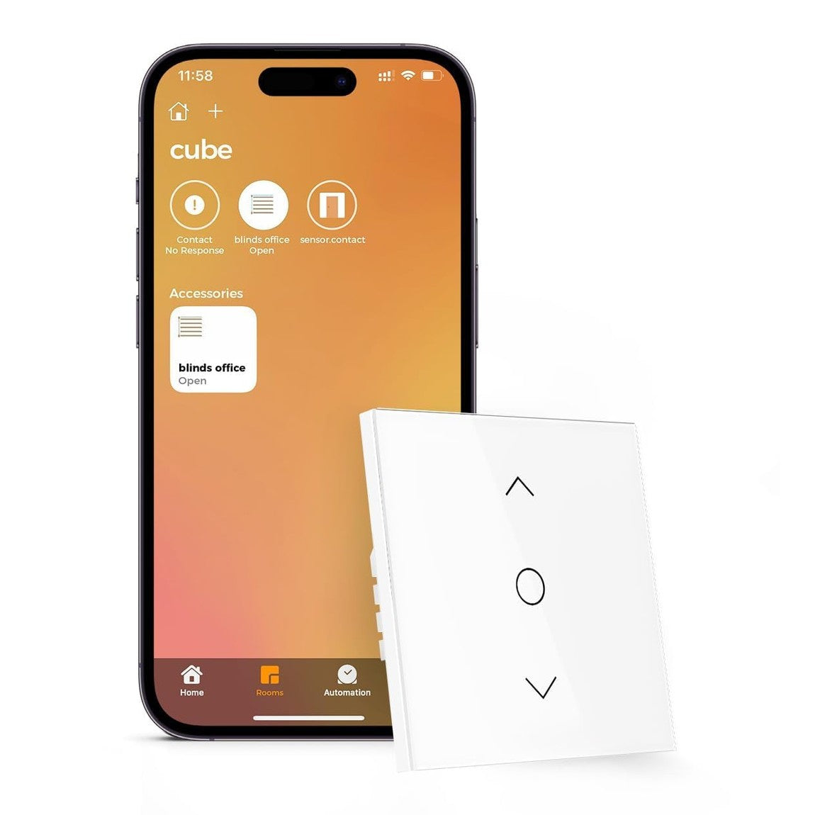 183961 - REFOSS Ndërprerësi Inteligjent Në WiFi me Apple HomeKit, Kohëmatës Rrotullues, Pajtueshëm me Siri, Alexa, Google, Ndriçim LED, 1 copë