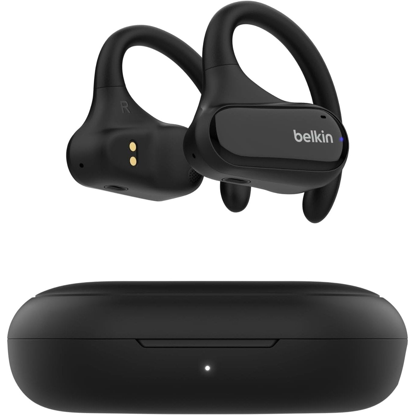 273115 - BELKIN Kufje pa tela SoundForm ClearFit, me vesh të hapur, rezistente ndaj ujit (IPX5), të lehta dhe të rehatshme, për sporte, ecje në natyrë, çiklizëm, vrapim - të zeza