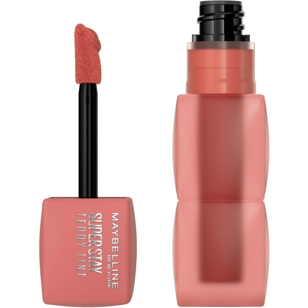 298834 - MAYBELLINE NEW YORK Buzëkuq Superstay Teddy, ngjyrë 15 Skinnydip, për buzë të buta dhe mat, përfundim me fokus të butë, i rehatshëm dhe nuk njolloset.