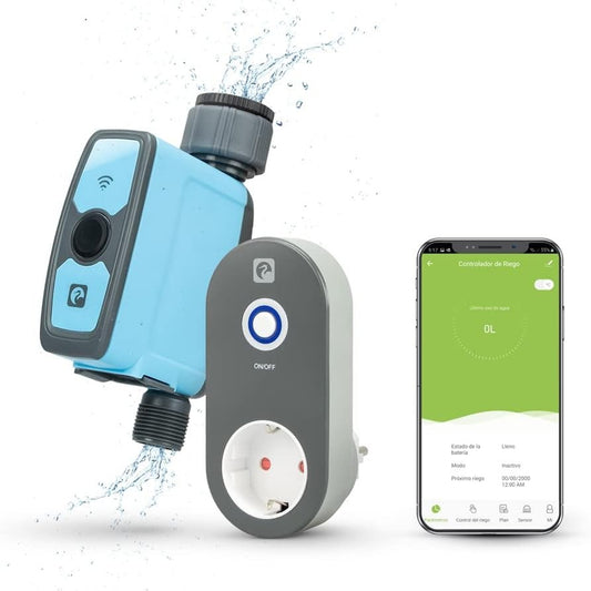 165209 - GARZA - Programues Analog i Jashtëm me Kohëmatës, Mbrojtje IP44, Spinë e Programueshme 24 Orë, Nga Materiali i Bardhë