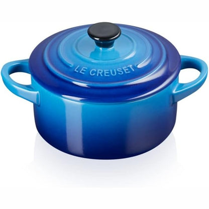 195967 - LE CREUSET Mini Cocotte prej Guri, Kapaciteti 200 ml, Dimensionet 10 x 5 cm, Ngjyra e Kaltër, 71901102200100