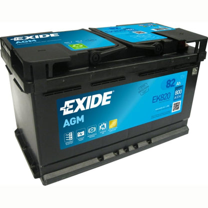 292174 - BATERI STARTER EXIDE 82Ah 800A AGM EK820 AGM L4