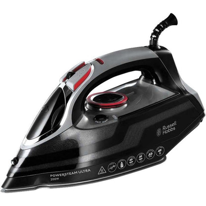 293021 - RUSSELL HOBBS Hekur me Avull, 3100W, Fuqi Ekstra e Avullit 210g, Rezervuar Uji 350ml, Pllakë Qeramike, Funksion Vetëpastrimi, Anti-Gëlqere, 70g/min