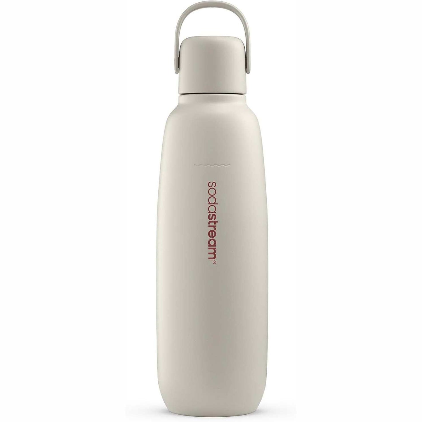 184591 - SODASTREAM Shishe Metalike Fizz&Go COOL 0.9L me Rërë, E Pajtueshme me Duo, E-Duo, Terra, Pa BPA, Mban Pijet të Ngrohta dhe të Ftohta për 12 Orë, Lavabile në Lavastovilje, Pako prej 1
