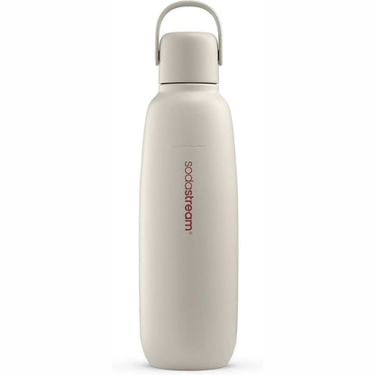 184591 - SODASTREAM Shishe Metalike Fizz&Go COOL 0.9L me Rërë, E Pajtueshme me Duo, E-Duo, Terra, Pa BPA, Mban Pijet të Ngrohta dhe të Ftohta për 12 Orë, Lavabile në Lavastovilje, Pako prej 1