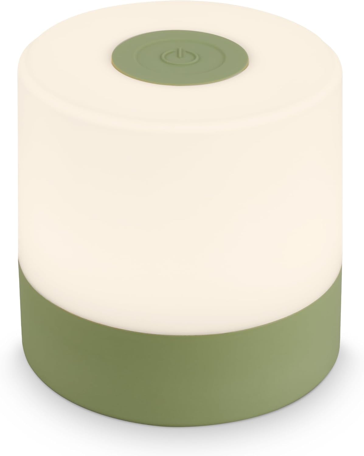 257885 - BRILONER, Llambë Tavoline Mini LED Pa Tel, 7x7 cm, USB-C, Dritë e Bardhë e Ngrohtë, Jeshile