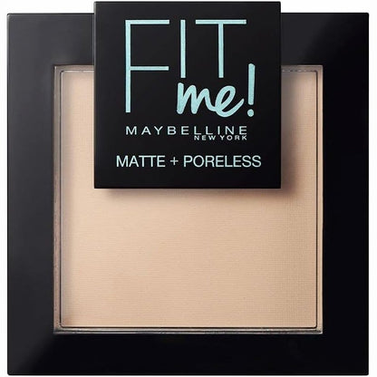 321925 - MAYBELLINE NEW YORK Pudër kompakte Fit Me Matte & Poreless, 115 Ngjyrë fildishi, 9 g, për lëkurë normale deri në të yndyrshme