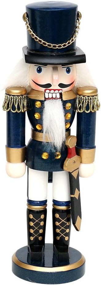 167738 - DEKOHELDEN24 520213 Arrëthyes Simpatik me Dizajn Ushtari, Ngjyra Blu Klasike, Rreth 25cm
