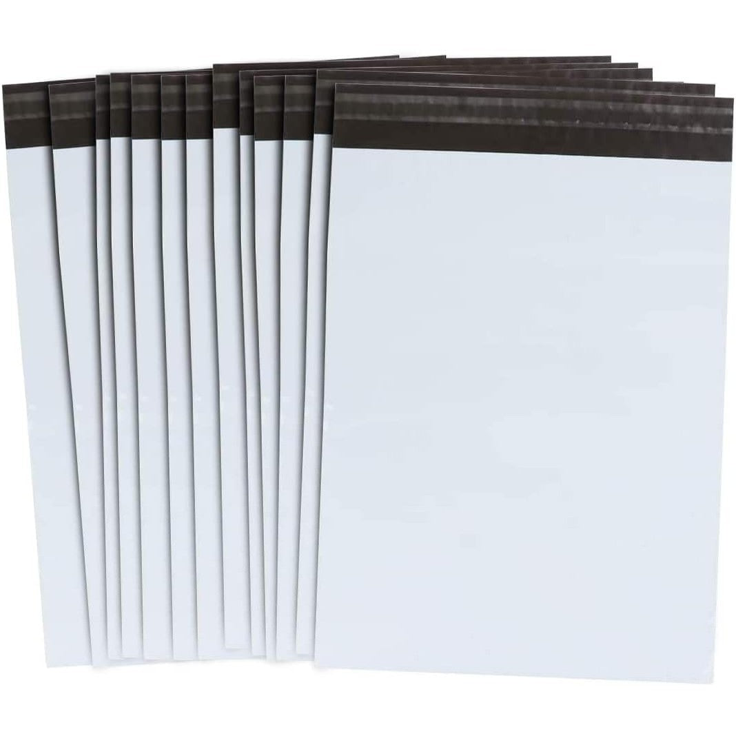 248854 - Pako me 100 qese plastike transporti vetëngjitëse, të errëta, 152 x 228 mm, për veshje dhe tekstile (S)