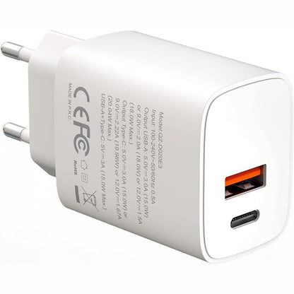 309246 - Karikues USB C, PD20W+QC3.0, Karikues i shpejtë për iPhone, iPad, Samsung Galaxy, Android