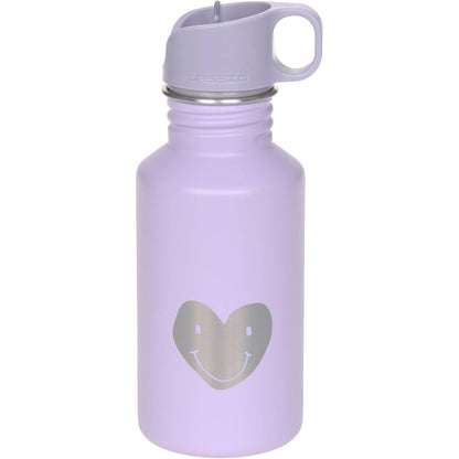 297306 - LÄSSIG Shishe uji prej çeliku inox 500ml, pa BPA, e papërshkueshme nga rrjedhjet, me kapak jargavani, për fëmijë, çerdhe, parashkollor