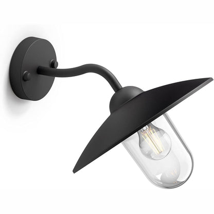 167660 - PHILIPS Dritë Muri për Hamak për Jashtë, e Zezë, me Xham Transparent - Specifikacionet Teknike IP44