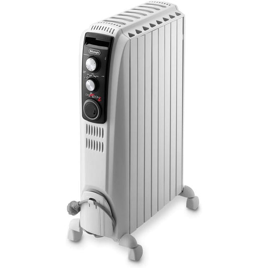 217070 - DE'LONGHI Radiator i mbushur me vaj Dragon 4 TRD40820T - i bardhë