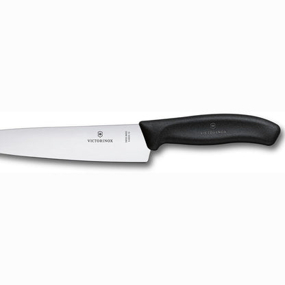 255989 - VICTORINOX Thikë prerëse profesionale Swiss Classic, teh 19 cm, dorezë plastike, çelik inox, e zezë