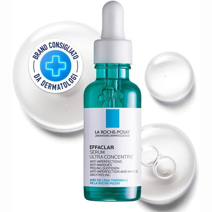 275217 - LA ROCHE-POSAY Serum Effaclar, 30 ml, për lëkurë të yndyrshme, me niacinamidë dhe acid salicilik, efekt eksfoliues