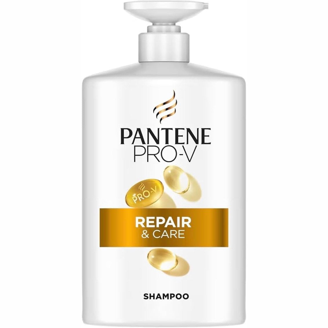 298736 - PANTENE PRO-V Shampo Repair & Care 1000ml me pompë, për flokë të dobët, të thatë dhe të dëmtuar, pastron butësisht, mbron fijet e flokëve, pa silikone, vajra minerale dhe ngjyrues