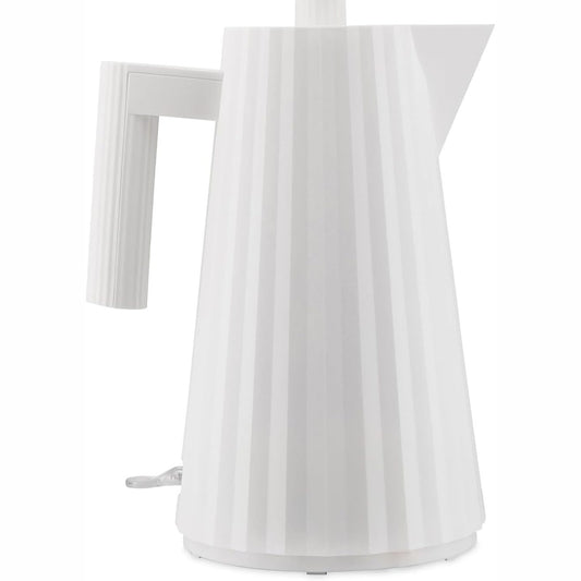 260105 - ALESSI Plissé MDL06 W/UK Çajnik elektrik, rrëshirë termoplastike, Prizë angleze, 2400W, 170 cl, E bardhë