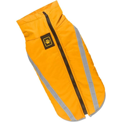 141855 - FRCOLOR – xhaketë dimërore për qen, rezistente ndaj shiut dhe ujit, me shtresë fleece të trashë, shirita reflektues, jakë të lartë të rregullueshme dhe hapje të fshehur për rrip, për mot të ftohtë.
