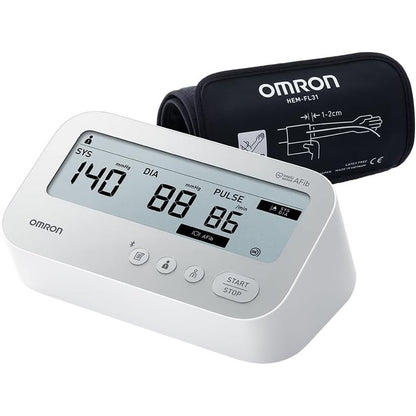 274939 - OMRON X4 Connect AFib, Monitor automatik i tensionit të gjakut me aplikacion dhe Bluetooth, për krahun e sipërm, zbulim fibrilacioni atrial (AFib), 22-42 cm